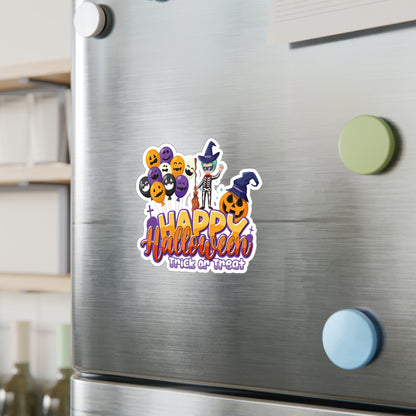 Halloween Kiss-Cut Vinyl Decals – Happy halloween trick or treat - [[{"value":"Wonderwear Kid"}]]