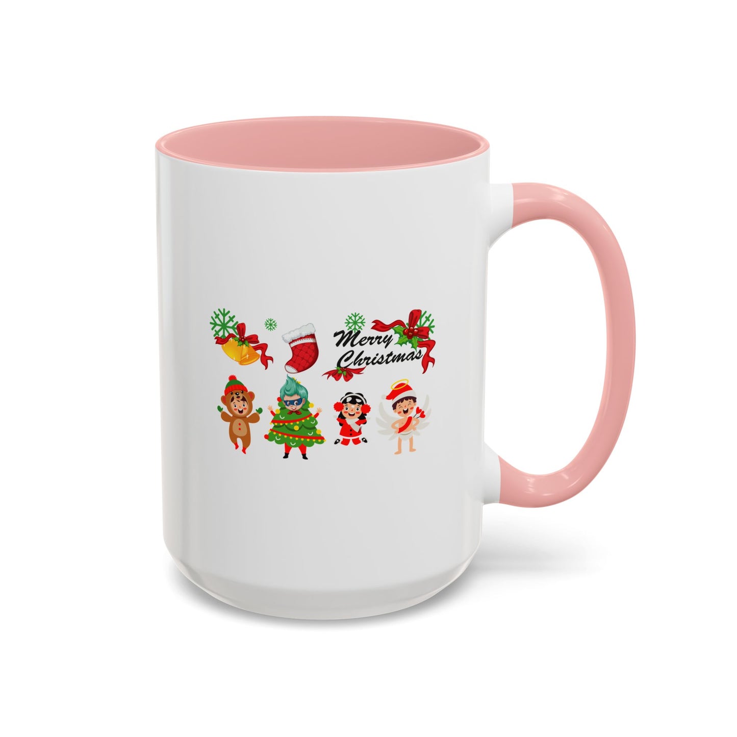 Accent Coffee Mug - Merry christmas from super kid