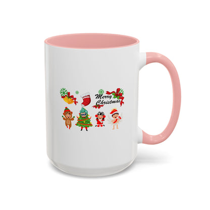 Accent Coffee Mug - Merry christmas from super kid - [[{"value":"Wonderwear Kid"}]]