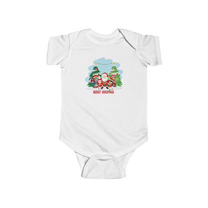 Infant Bodysuit - Super kiddo with santa claus Merry christmas - [[{"value":"Wonderwear Kid"}]]