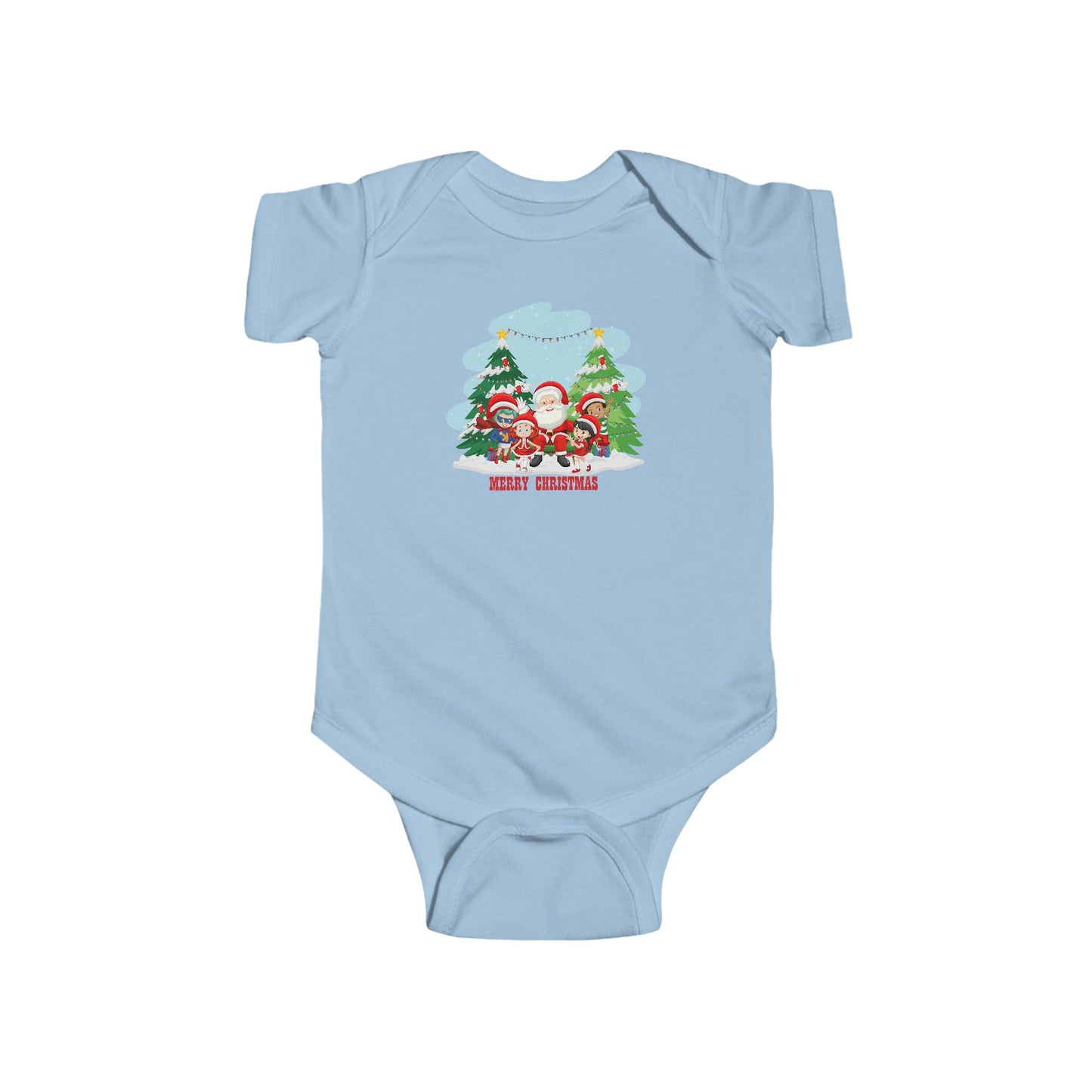 Infant Bodysuit - Super kiddo with santa claus Merry christmas - [[{"value":"Wonderwear Kid"}]]