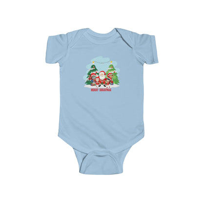 Infant Bodysuit - Super kiddo with santa claus Merry christmas - [[{"value":"Wonderwear Kid"}]]