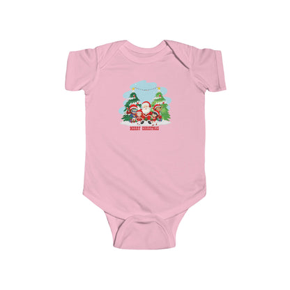 Infant Bodysuit - Super kiddo with santa claus Merry christmas - [[{"value":"Wonderwear Kid"}]]