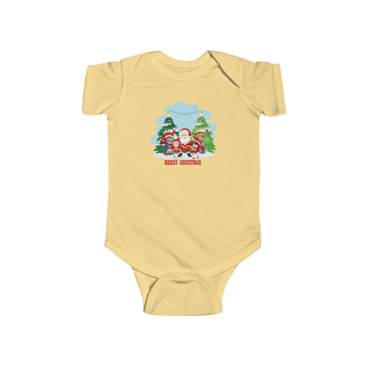 Infant Bodysuit - Super kiddo with santa claus Merry christmas - [[{"value":"Wonderwear Kid"}]]