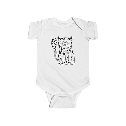 Infant Fine Jersey Bodysuit - The tiger Printify