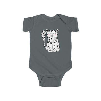 Infant Fine Jersey Bodysuit - The tiger Printify