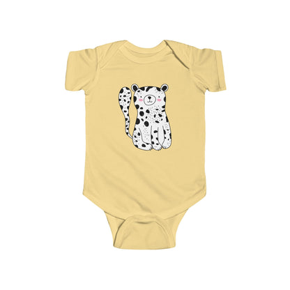 Infant Fine Jersey Bodysuit - The tiger Printify