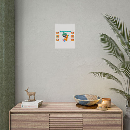 Rolled Posters - Super kiddo how to brush teeth - [[{"value":"Wonderwear Kid"}]]