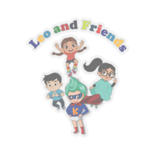 Kiss-Cut Stickers - Leo & Friends - [[{"value":"Wonderwear Kid"}]]