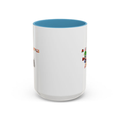 Accent Coffee Mug - Super kiddo woith pet friends - [[{"value":"Wonderwear Kid"}]]