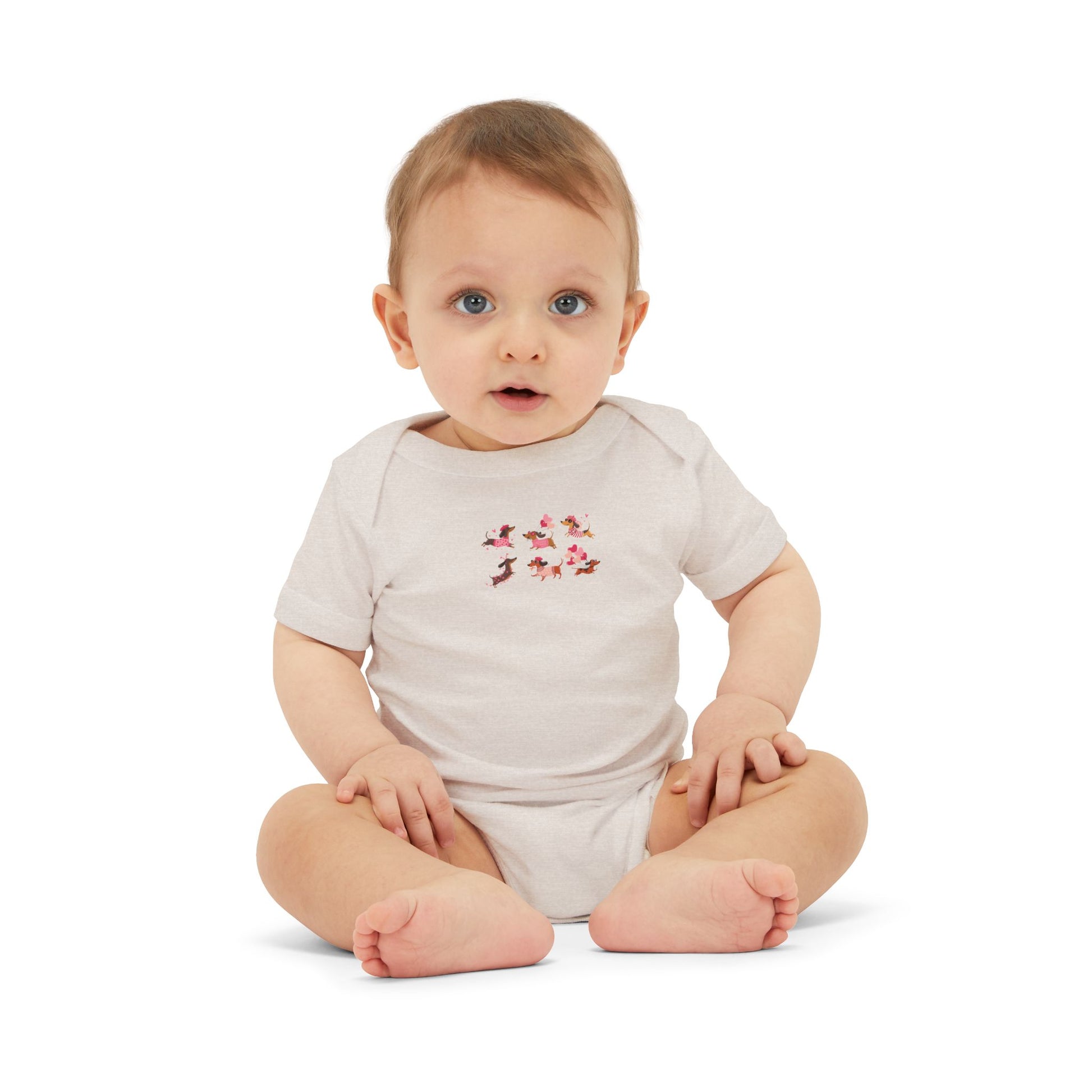 Infant Jersey One Piece - Valentines - Dachshund - [[{"value":"Wonderwear Kid"}]]
