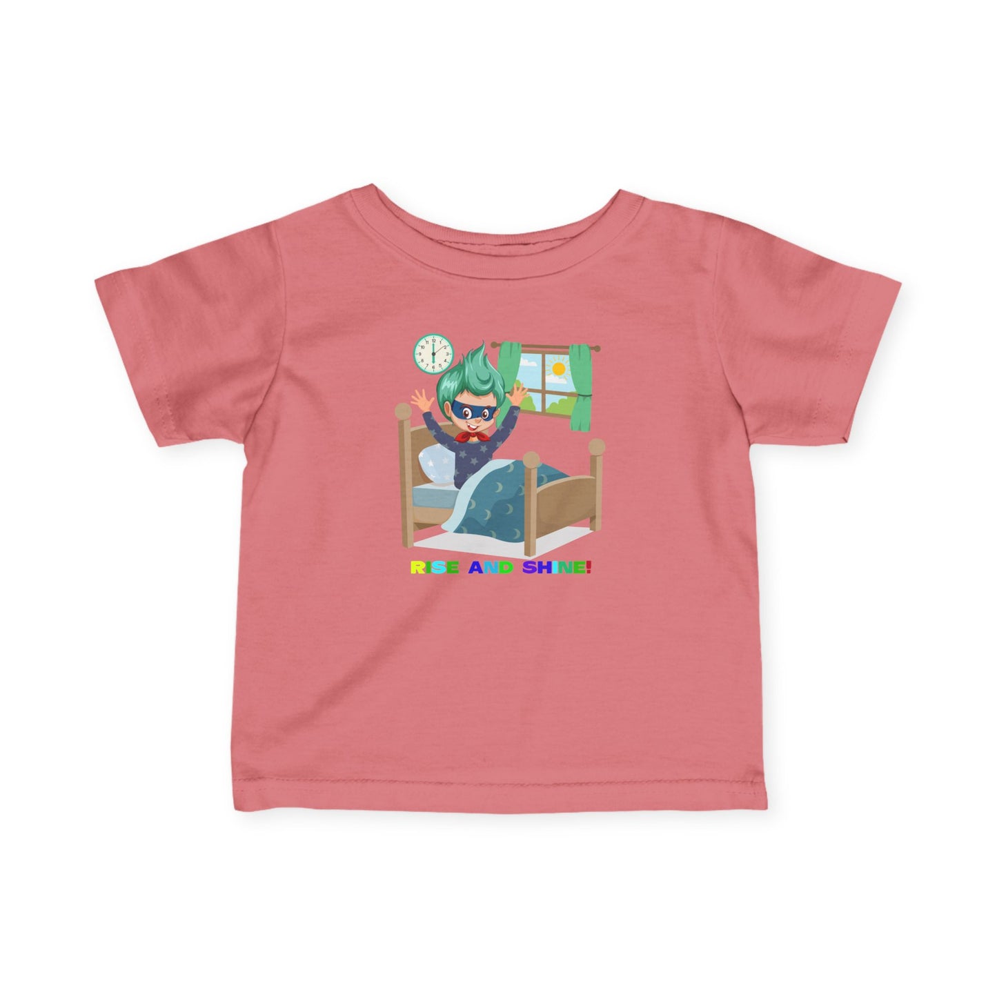Infant Fine Jersey Tee - Super kiddo teaches us to wake up early - [[{"value":"Wonderwear Kid"}]]