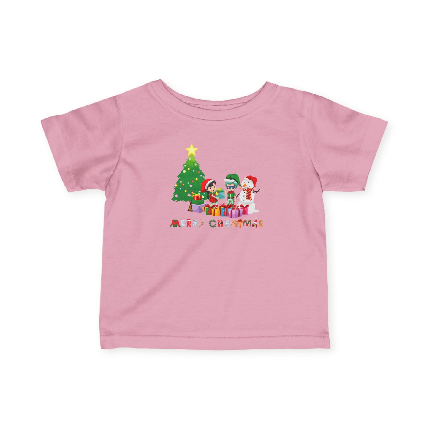 Infant Fine Jersey Tee - Super kiddo preparing gifts - [[{"value":"Wonderwear Kid"}]]