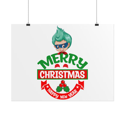 Rolled Posters - Merry chridtmas from super kiddo - [[{"value":"Wonderwear Kid"}]]