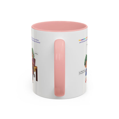 Accent Coffee Mug - WonderWear Origin - [[{"value":"Wonderwear Kid"}]]