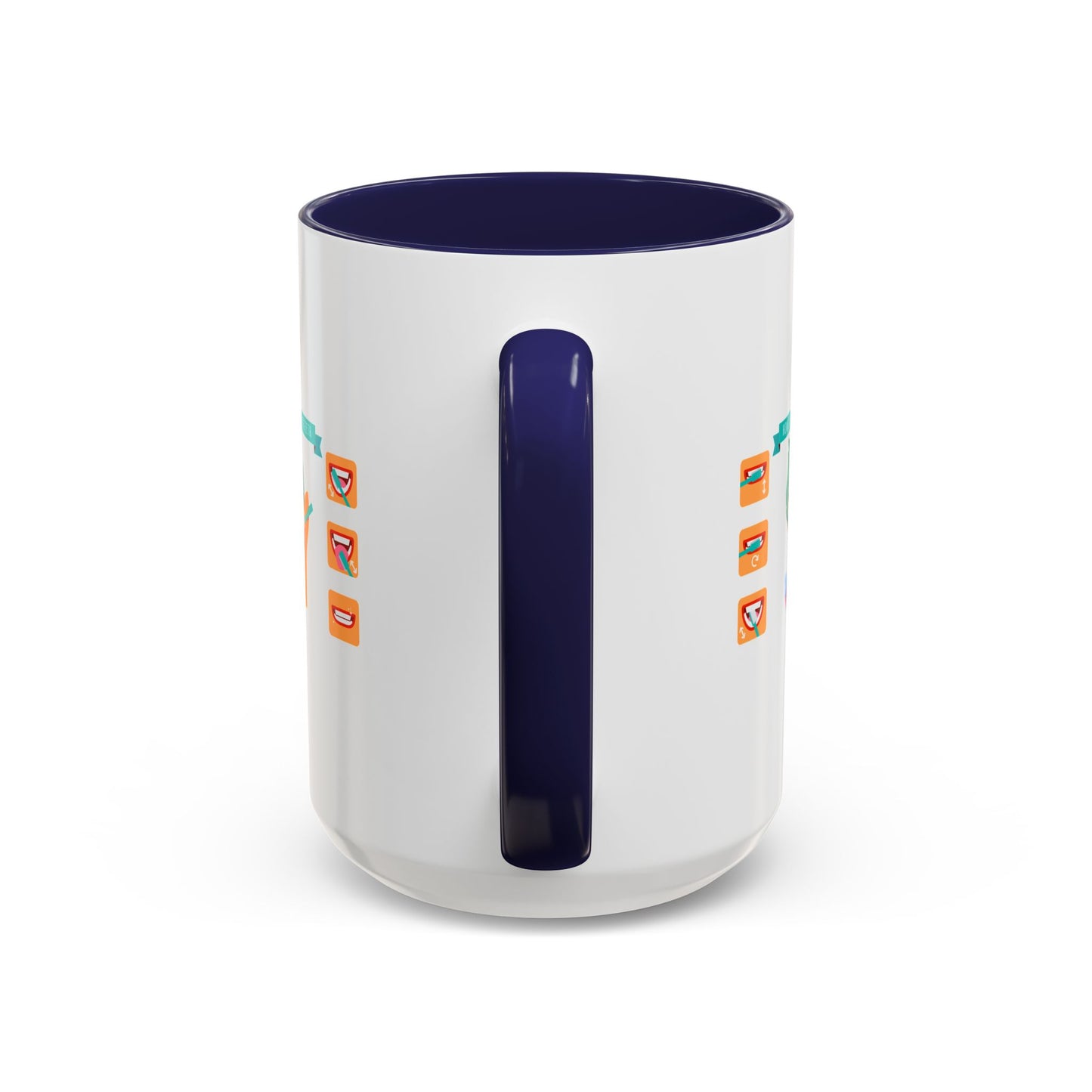 Accent Coffee Mug - Super kiddo how to brush teeth