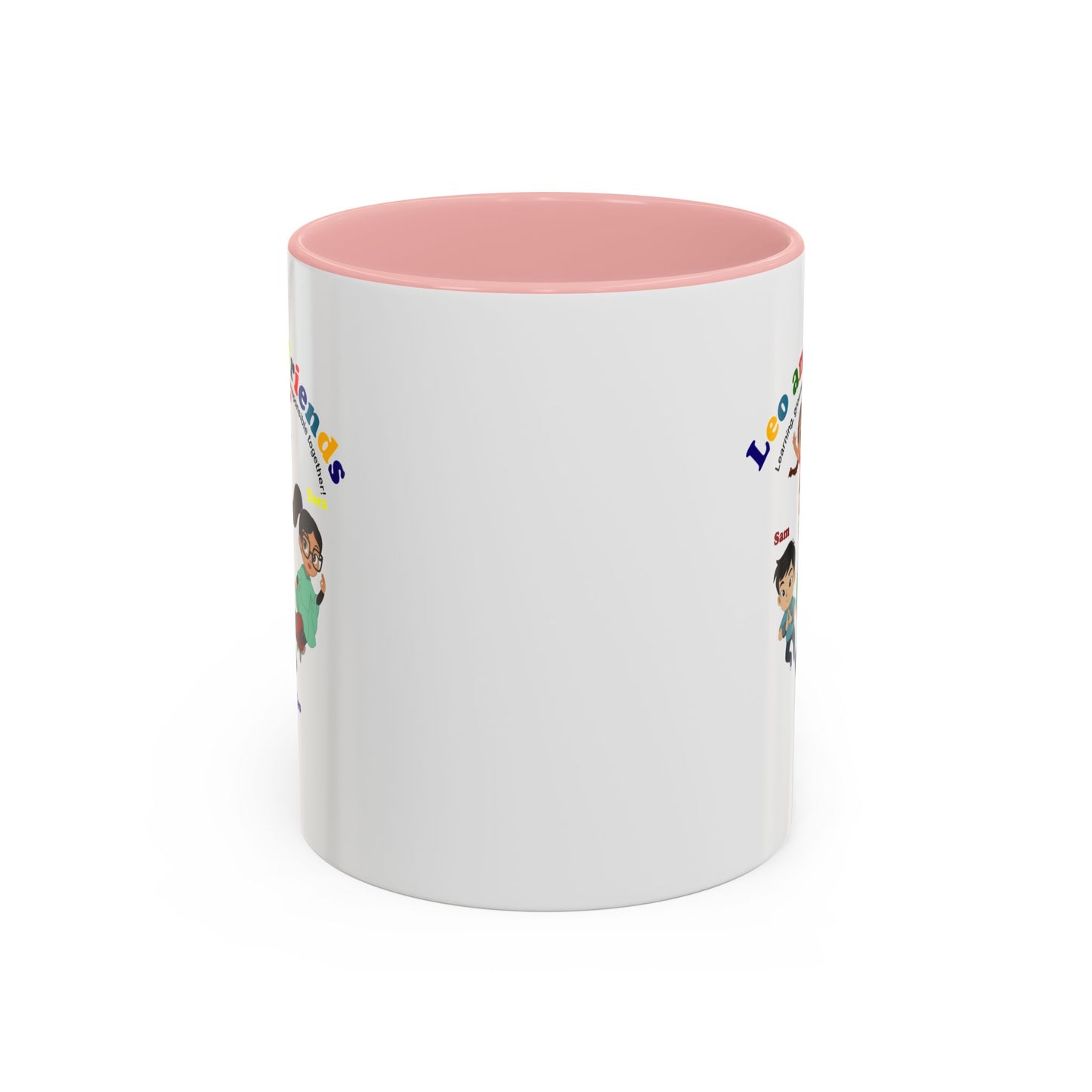 Accent Coffee Mug - Leo & Friends - Learning and growing