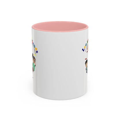 Accent Coffee Mug - Leo & Friends - Learning and growing - [[{"value":"Wonderwear Kid"}]]