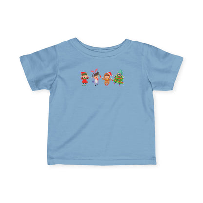 Infant Fine Jersey Tee - Super kiddo in christmas tree attire - [[{"value":"Wonderwear Kid"}]]