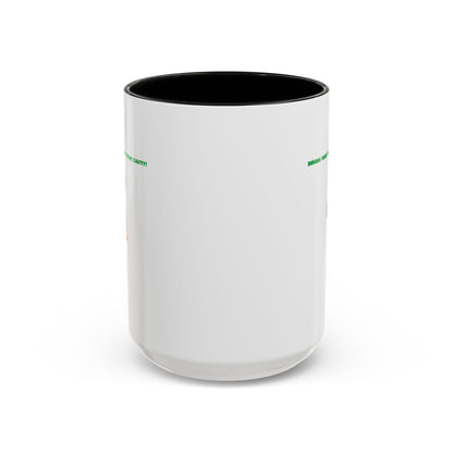 Accent Coffee Mug - Super kiddo brushing teeth - [[{"value":"Wonderwear Kid"}]]