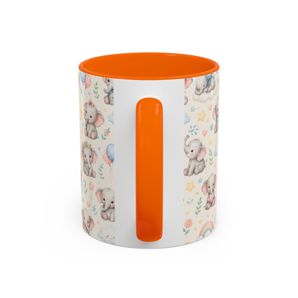 Accent Coffee Mug  (11/15 oz) - Baby Elephant Nursery