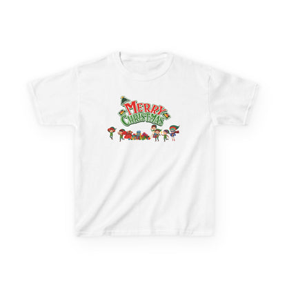 Kids Heavy Cotton™ Tee - Merry christmas from super friends - [[{"value":"Wonderwear Kid"}]]