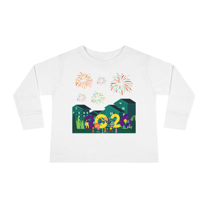Toddler Long Sleeve Tee - Super kiddo on house - [[{"value":"Wonderwear Kid"}]]
