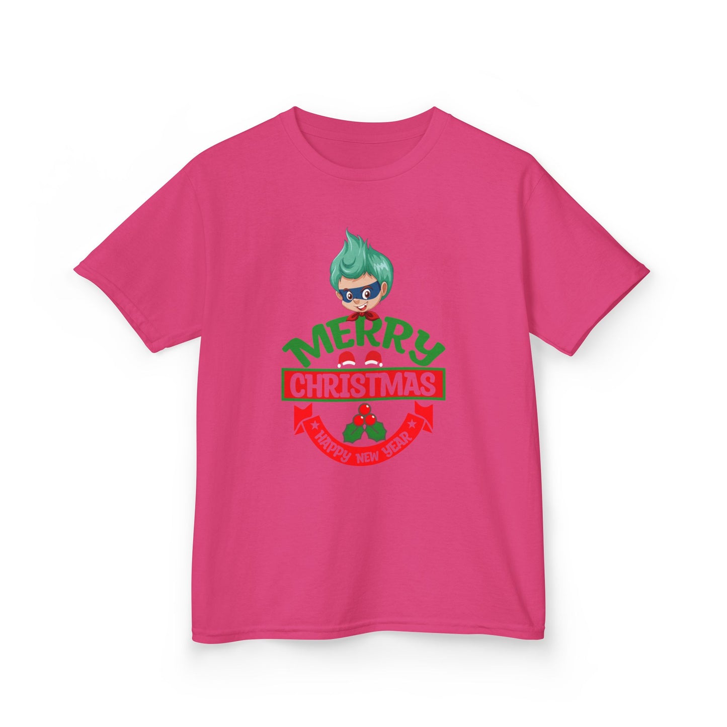 Kids Heavy Cotton™ Tee - Merry chridtmas from super kiddo - [[{"value":"Wonderwear Kid"}]]