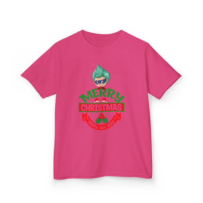 Kids Heavy Cotton™ Tee - Merry chridtmas from super kiddo - [[{"value":"Wonderwear Kid"}]]