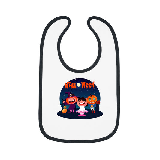 Baby Bib - Super kiddo wearing pumpkin