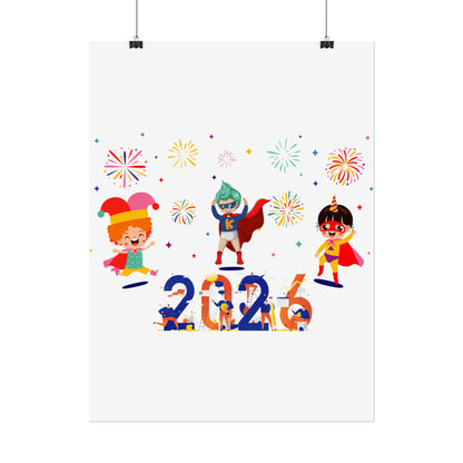 Rolled Posters - Super kiddo and other hero - [[{"value":"Wonderwear Kid"}]]