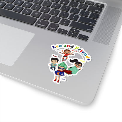 Kiss-Cut Stickers - Leo & Friends - Learning and growing - [[{"value":"Wonderwear Kid"}]]