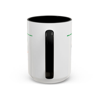 Accent Coffee Mug - Super kiddo brushing teeth - [[{"value":"Wonderwear Kid"}]]