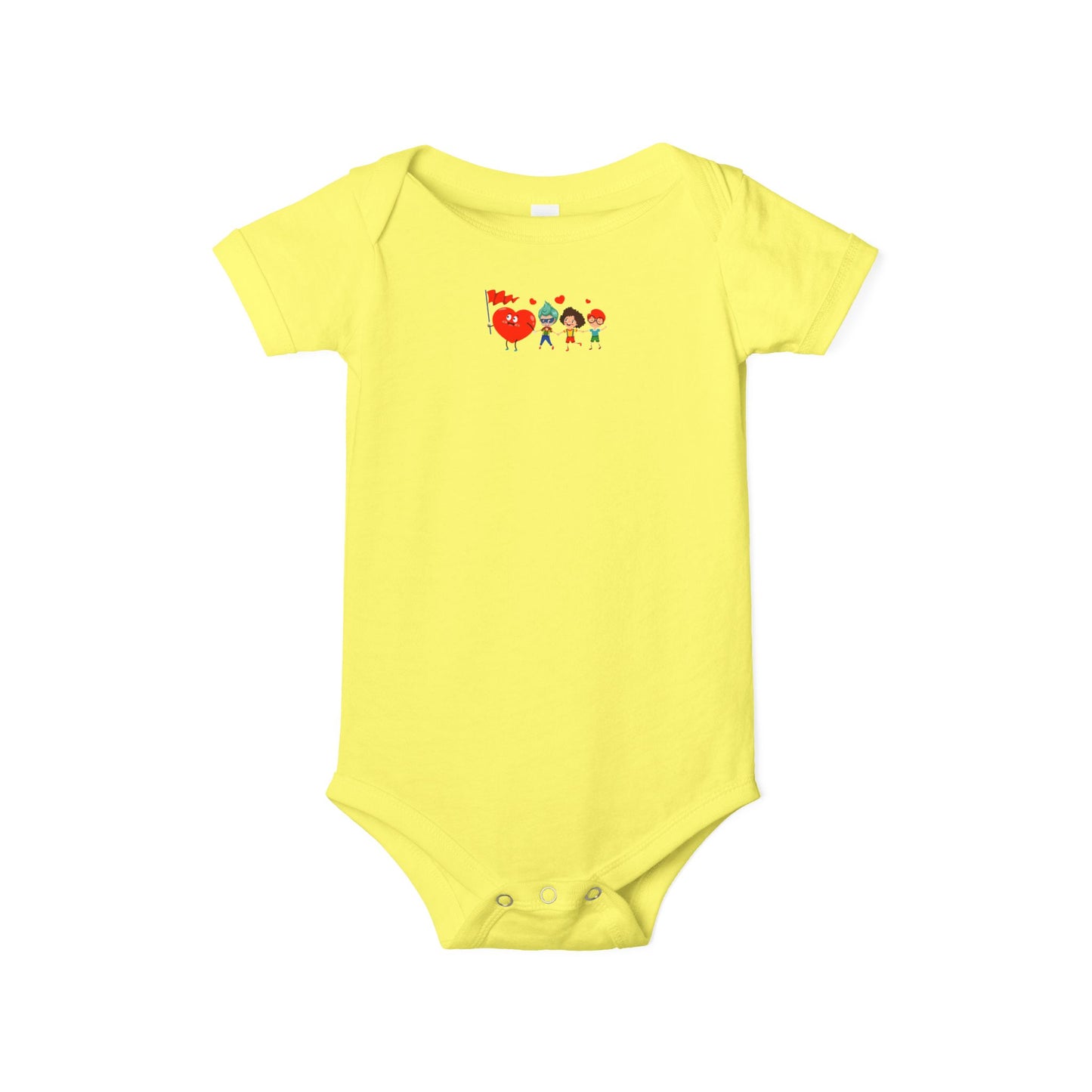 Infant Jersey One Piece - Valentines - Holding hands - [[{"value":"Wonderwear Kid"}]]