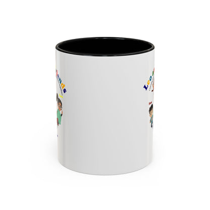 Accent Coffee Mug - Leo & Friends - Learning and growing - [[{"value":"Wonderwear Kid"}]]