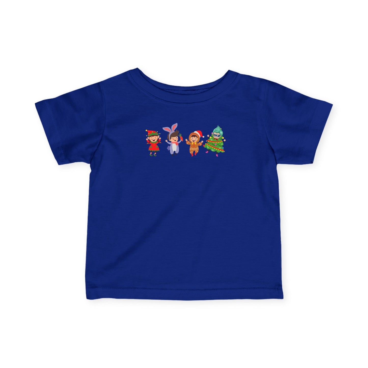 Infant Fine Jersey Tee - Super kiddo in christmas tree attire - [[{"value":"Wonderwear Kid"}]]
