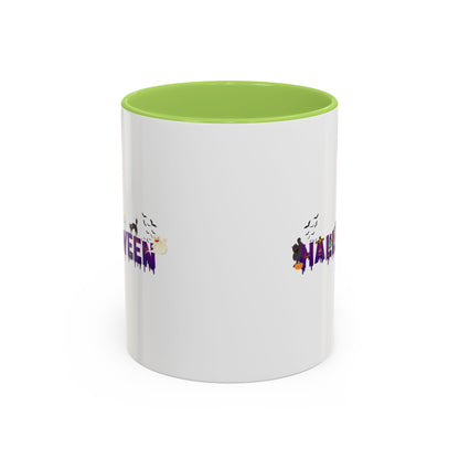 Accent Coffee Mug - Holloween word Printify