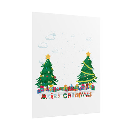 Rolled Posters - Christmas and snowing - [[{"value":"Wonderwear Kid"}]]