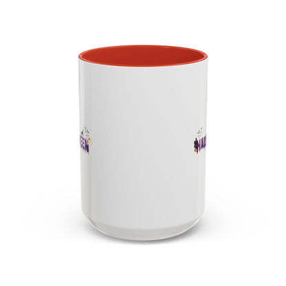 Accent Coffee Mug - Holloween word Printify