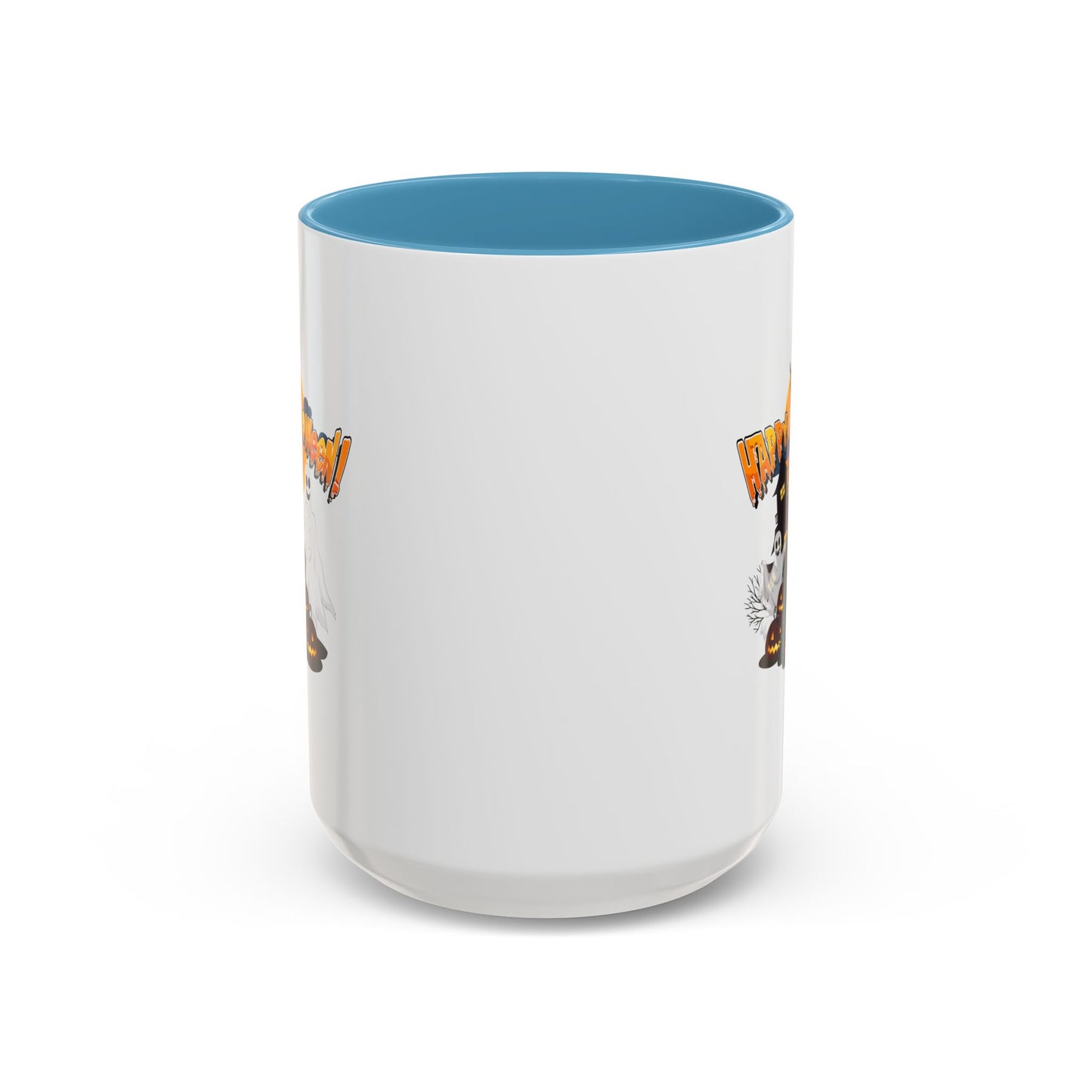 Accent Coffee Mug - Happy holloween - cemetery