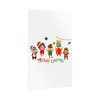 Rolled Posters - Merry christmas by super kiddo and friends - [[{"value":"Wonderwear Kid"}]]
