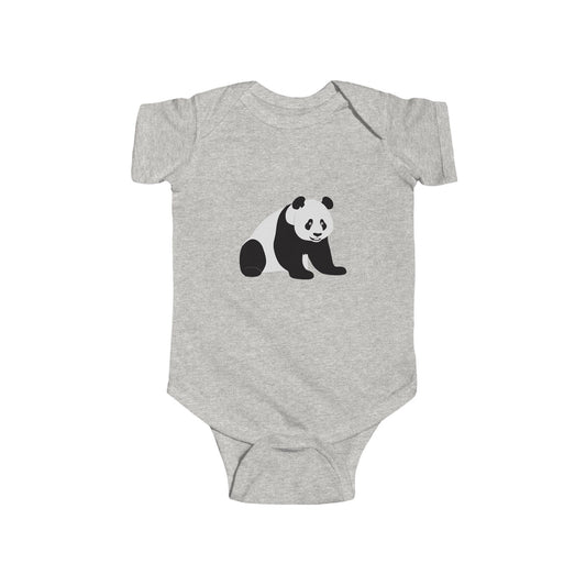 Infant Fine Jersey Bodysuit - Heh panda