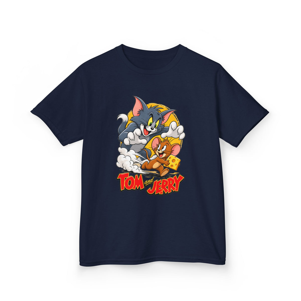 Kids Heavy Cotton™ Tee - Tom and Jerry Cheese Chase