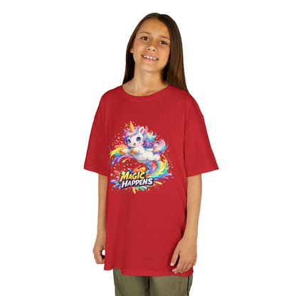Kids Heavy Cotton™ Tee - Magic Happens