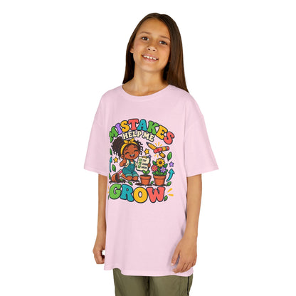 Kids Heavy Cotton™ Tee - Mistakes Help Me Grow