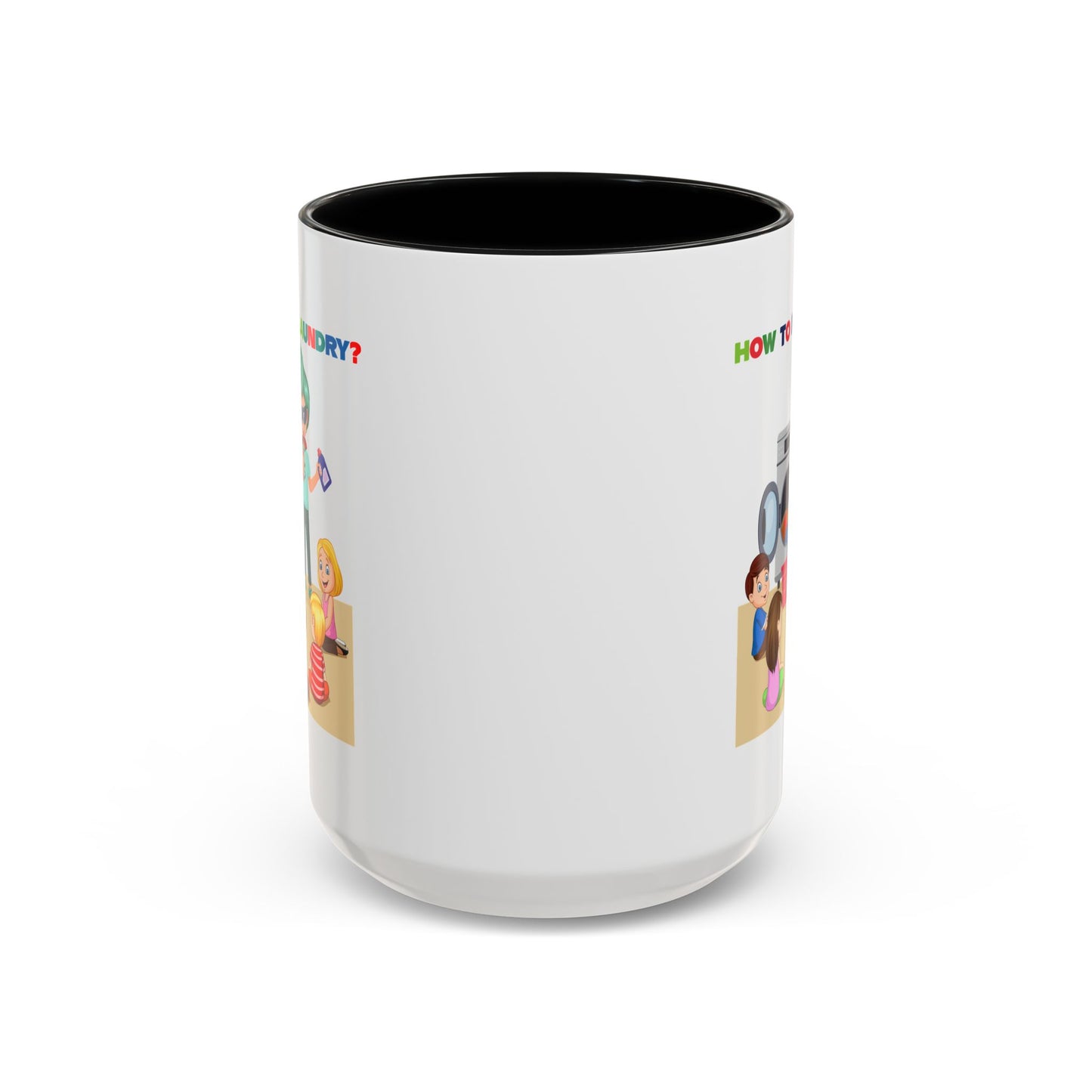 Accent Coffee Mug - super kiddo teaching laundry