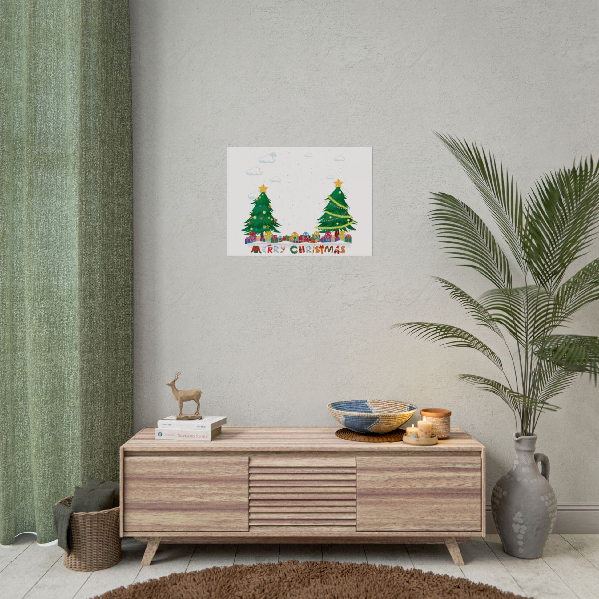Rolled Posters - Christmas and snowing - [[{"value":"Wonderwear Kid"}]]