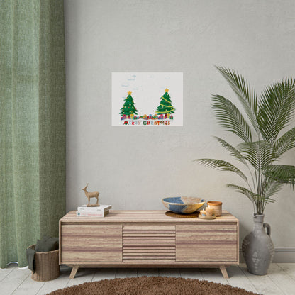 Rolled Posters - Christmas and snowing - [[{"value":"Wonderwear Kid"}]]