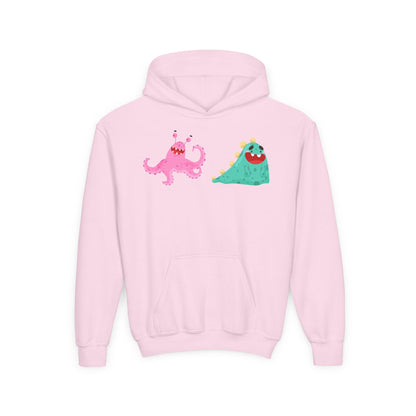 Youth Heavy Blend Hooded Sweatshirt - Joyful monster Printify