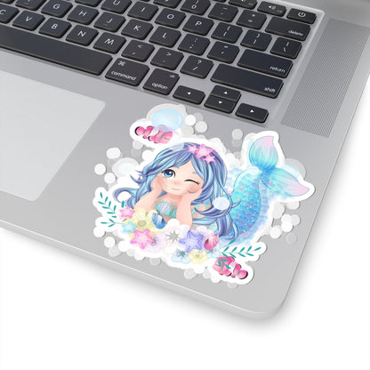 Kiss-Cut Stickers - Lovely mermaid Printify